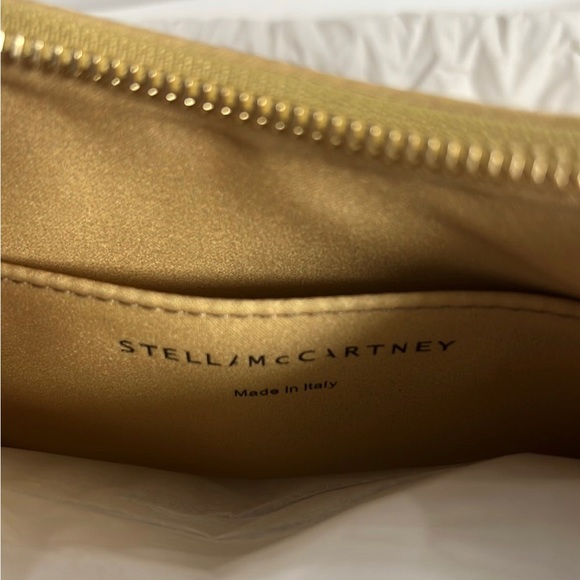 STELLA MCCARTNEY MINI ZIP SHOULDER BAG ECO ALL OVER C FAWN - Picture 8 of 10